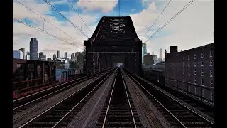 First Person Train Ride into Noire City | Cities: Skylines