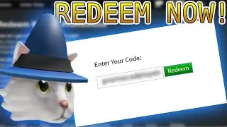 [PROMO CODE!] How to redeem the WHITE CAT WIZARD HAT! (ROBLOX)