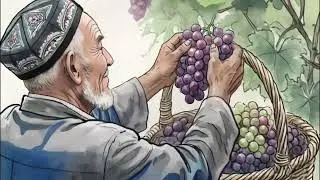 From Vine to Canvas: The Art of Chinese Ink Wash Grape Painting #fengshui #chineseart #inkandwash