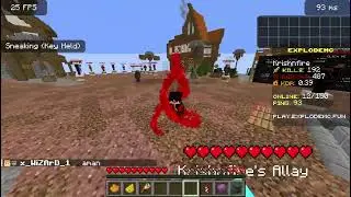 pvp with my friend in explode mc  amann353