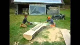 Лесопильное производство Аляски на ферме Timbergreen Farm Granberg International Sawmill