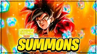 PRESENTE DE NATAL ANTECIPADO? SUMMONS GOKU SSJ4 ULTRA - Dragon Ball Legends