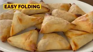 How To Fold Samosa Perfectly - Easy Folding Techniques - Iftar Special @ Nisha B Recipes