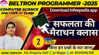M-9 |Beltron Programmer Marathon class |LT/Beltron/TRE4.0/STET Computer Science by Infee ma'am