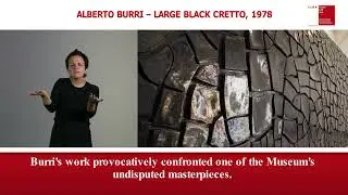 ALBERTO BURRI &ndash; LARGE BLACK CRETTO, 1978