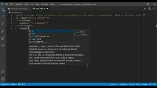 Python Programming - Check if Character is digit , alphabet , alphanumeric or Special character