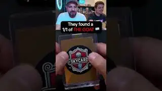 They found an INSANE 1/1 trading card of Messi 🇦🇷
