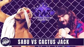 Sabu VS Cactus Jack (CAGE MATCH) #sabu #cactusjack #mickfoley #cagematch #wrestling #ecw #wwe