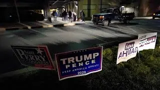 Republicans claim Pennsylvania vote counters keeping out poll watchers with 'police barricade'