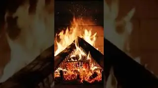🔥 Real Fireplace 4K &ndash; Relaxing Fire Sounds for Deep Sleep #fireplace #short