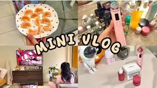 Day in My Life | Korean Skincare Routine with Medicube Booster Pro | Mini Vlog ✨💕