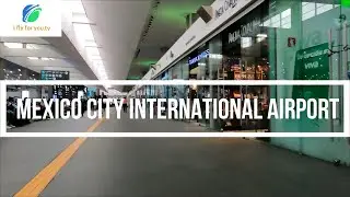 Mexico City International Airport walk through... From Terminal 1 to Terminal 2