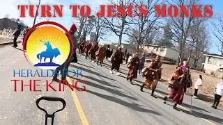 Brother RaShaan Preaching The GOSPEL to Buddhist Monks in North Carolina on Walk for 