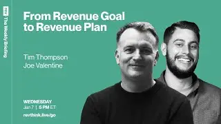 From Revenue Goal to Revenue Plan
