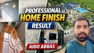 Professional Home Finish Result | wood | iron paint | ceiling  #home #shorts #aidoabbas 