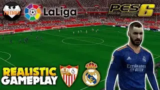 PES 6 Patch Firebird March Edition 21/22 | La Liga (Sevilla vs Real Madrid) | FHD 60Fps