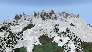 Minecraft - The New Mountains in 1.18 (First Look)
