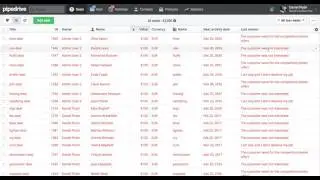 Pipedrive   See lost reasons on list view and sort by them