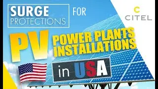 CITEL surge protectors for PV power plants installations in USA
