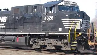 Norfolk southern Countainer train with a DPU