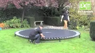 Inground trampoline Exit interra opbouw instructies | Trampolines.nl