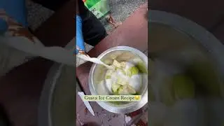 Guava Ice Cream Recipe #streetfood #shorts