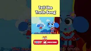 Tell The Truth Song | Animal Songs For Kids | Toby And Friends #shorts