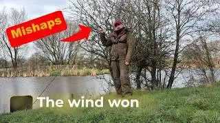 Mishaps! The wind won