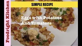 SIMPLE RECIPE MADE WITH EGGS, POTATOES  AND TOMATOES | Foodright Kitchen | #shorts
