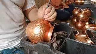 MAKING OF HANDMADE COPPER POT'S | HYDERABAD