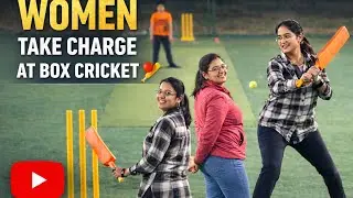 When women take charge, the game changes! 💪🏏 Box Cricket like never before 🔥 #cricketlovers 
