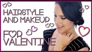 My hairstyle and makeup for Valentine's day | Silvia Quiros