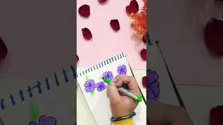 Simple Border Design l flower front page border design #comedy #art #assignment #drawing #satisfying