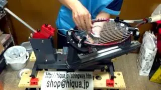 StringwayストリングウェイML100　THフライングクランプガット張り機