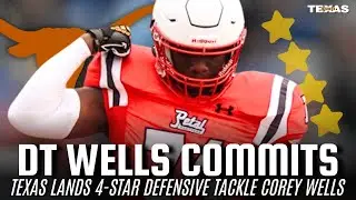 BREAKING: DT Corey Wells Commits to the Texas Longhorns