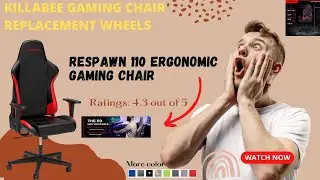 Most Comfortable Racing Chair in 2022 - Killabee Gaming Chair Replacement Wheels