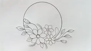 Basic painting tutorial pillow cover design #drawing #howtodraw #art #viral #ruphandicraft