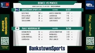 Bankstown Sports W1 v Manly Warringah W1
