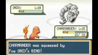 Pokemon FireRed - First Gym Leader Battle:Brock