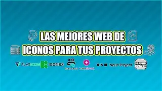 LOS MEJORES SITIOS PARA DESCARGAR ICONOS PNG, SVG.