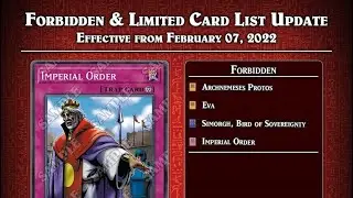 Yu-Gi-Oh! Banlist Discussion/Review! + Best Decks in the Format! February 2022!