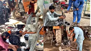 Fiat 480 1992 Model Full Engine Repair )      Rebuilt Tractor Engine|| Tractor Engine Full Fitting||