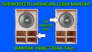 Jangan asal pilih subwoofer buat lapangan, perhatikan hal berikut biar hasilnya maximal...