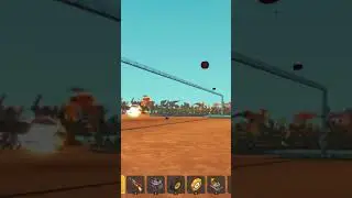 The Terrifying Sound of 440 Robots in Scrap Mechanic #shorts #scrapmechanic