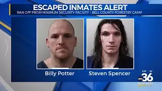 Kentucky State Police searching for two escaped inmates