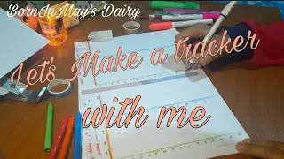 Make a tracker with me(screen time & sleep time) | BornInMay