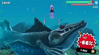 GOT GIANT MONSTER MR SNAPPY (MOSASAURUS) 66% OFF + TRAILER & GAMEPLAY - Hungry Shark World