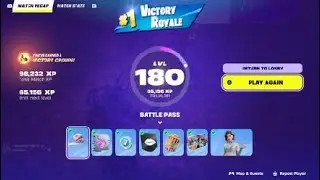 Robbie and myself first game Victory Royal Duo Zero Build