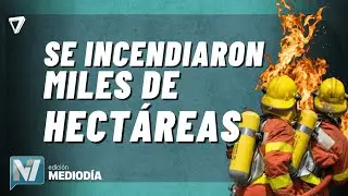 AHORA: hay 10 focos de incendios ACTIVOS en la Patagonia y esperan LLUVIAS