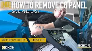 Как снять дверную панель Corvette C8 | Пошаговое руководство (Eikon Motorsports&trade;)